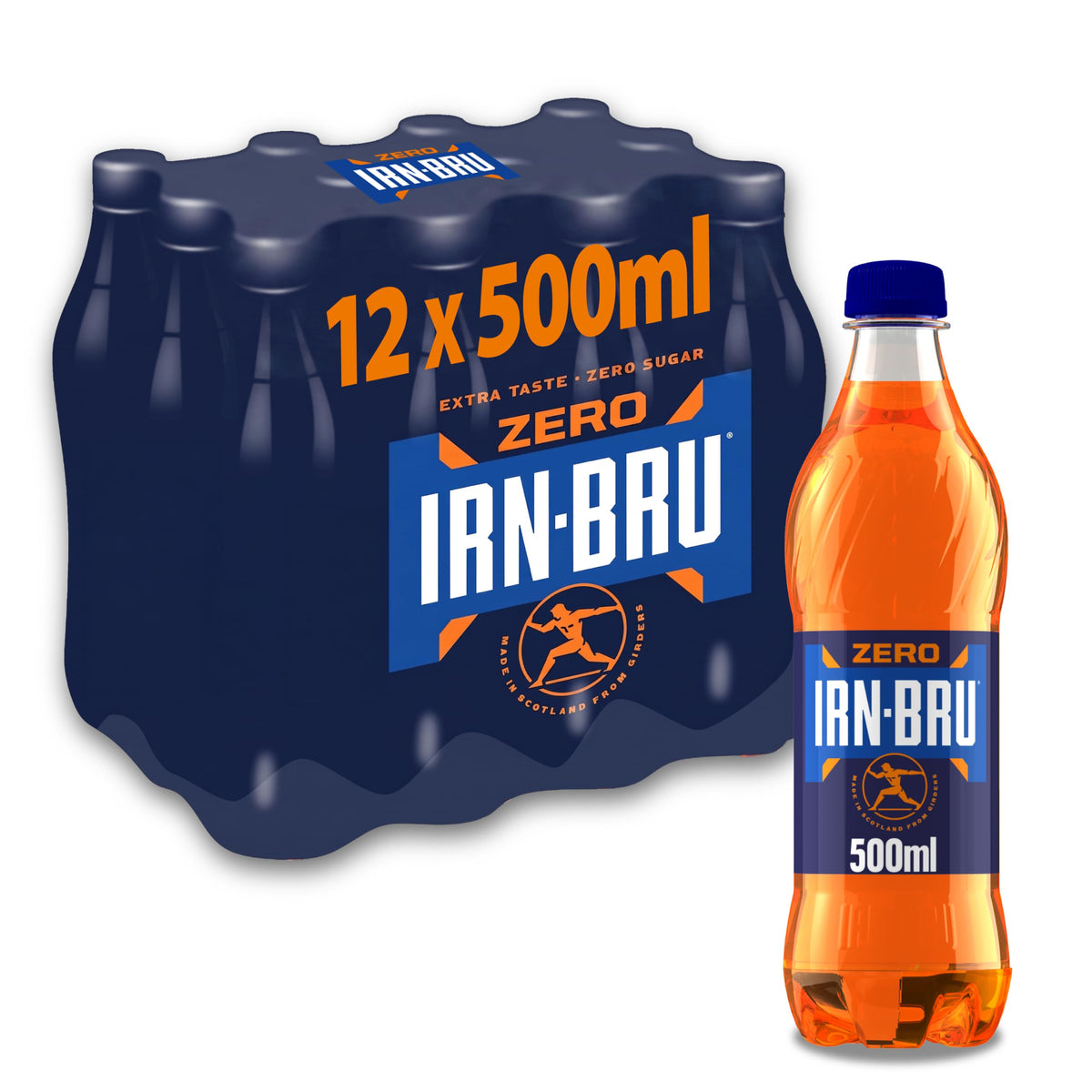 IRN-BRU Carbonated Soft Drink, 24 Pack, 330ml Cans