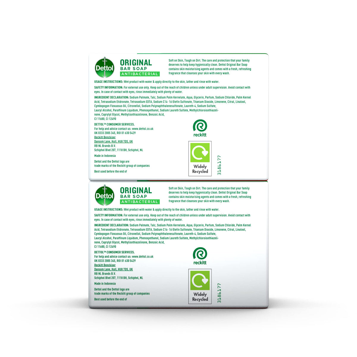 DETTOL ORIGINAL BAR SOAP 2X100