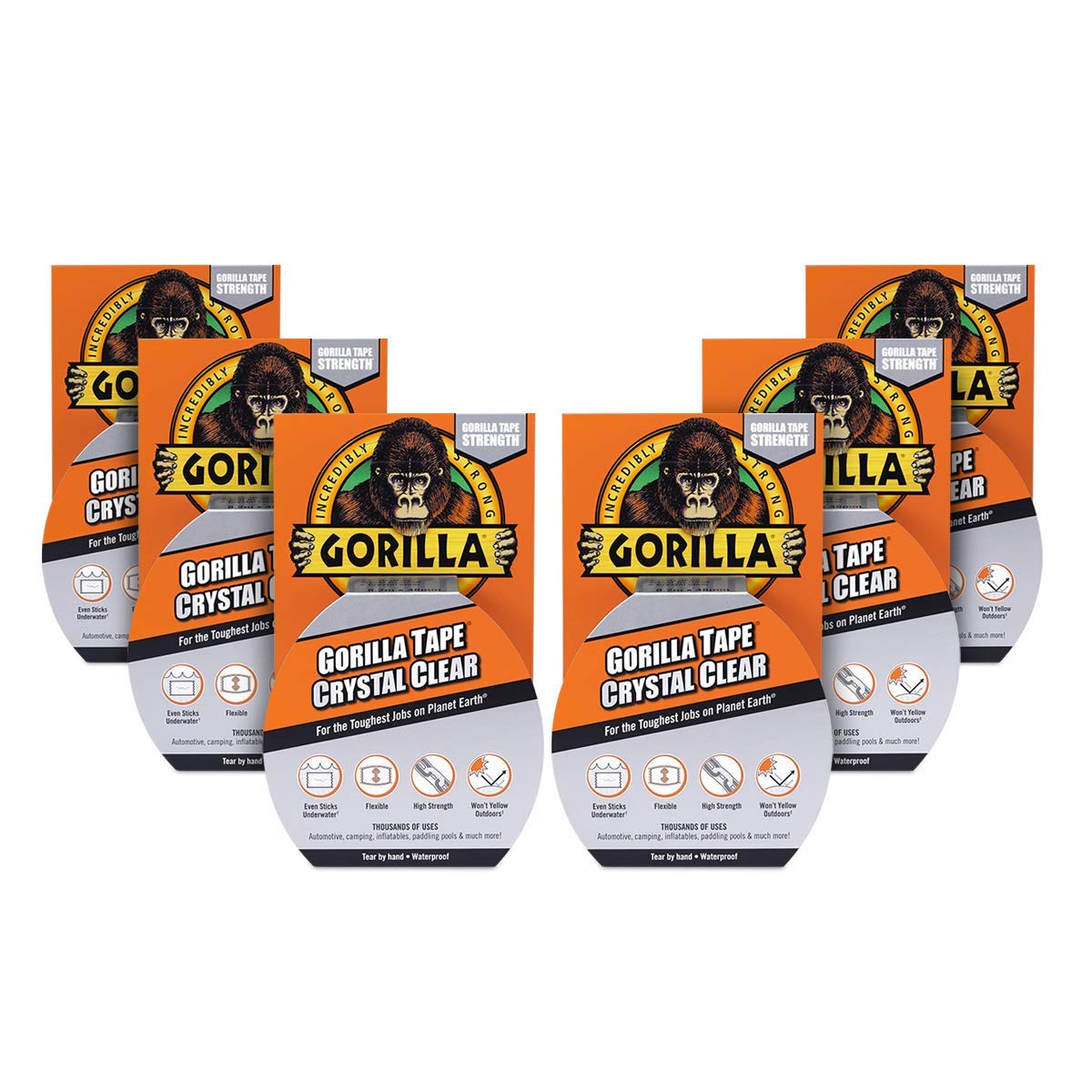 Gorilla GOR3049001 Tape Duct Tape Black 48mm x 11m