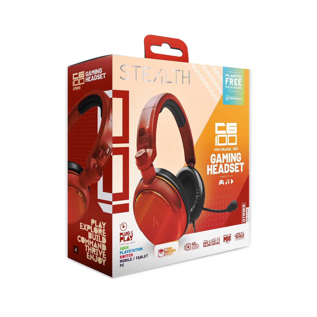 STEALTH C6-100 Gaming Headset Range (Green)