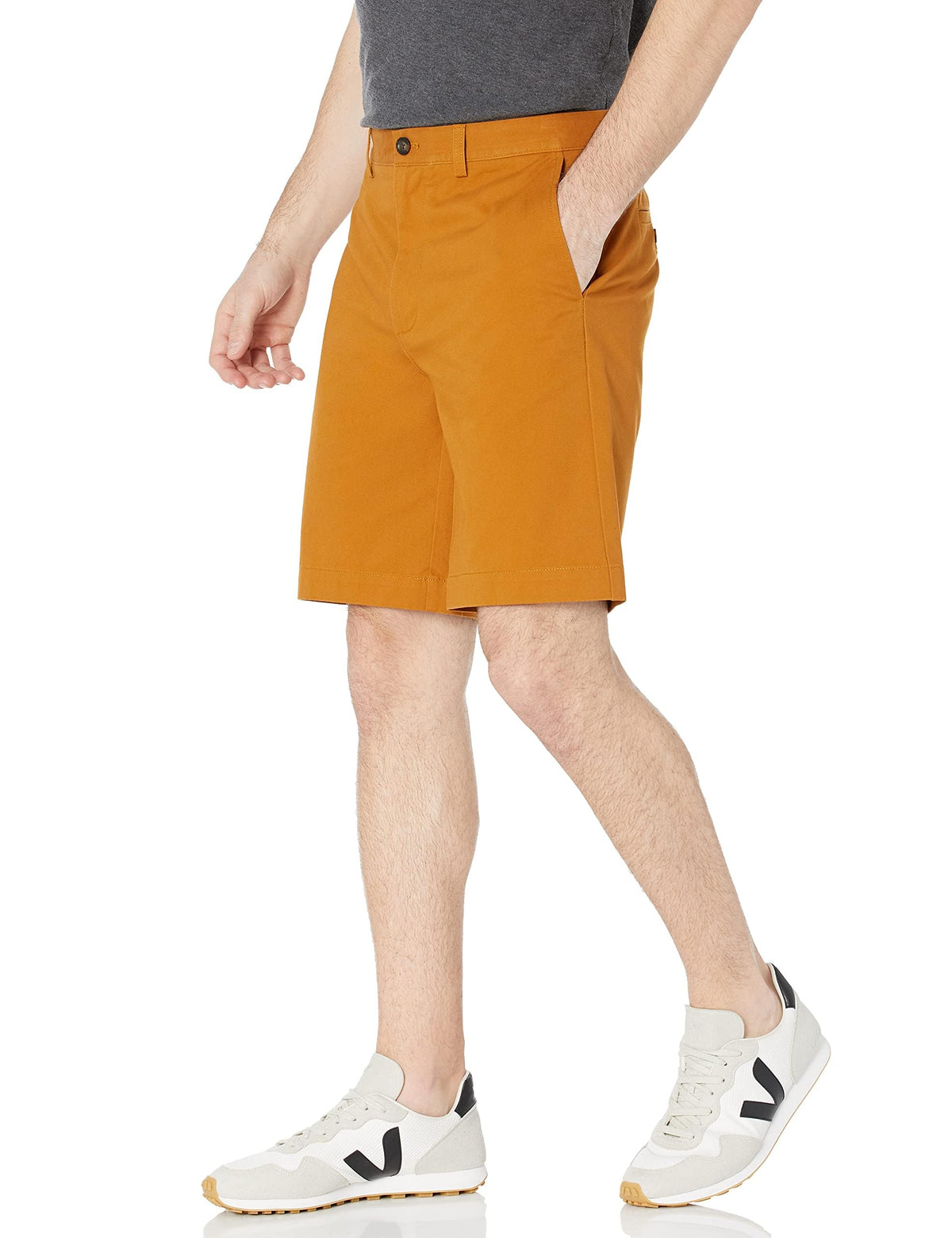Amazon Essentials Men's Classic Fit 9" (23cm) Chino Shorts with Pockets