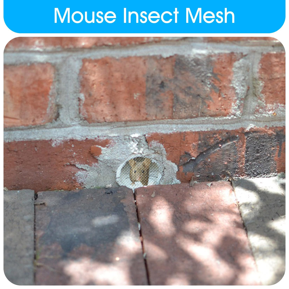 304 Stainless Steel Wire Mesh Roll 2.5 Metre x 300mm, Rodent mesh/Metal Mesh/Window Screen Mesh, Prevent Mouse Mice Snakes Hornets Rodents Entering,Easy to Cut and Install