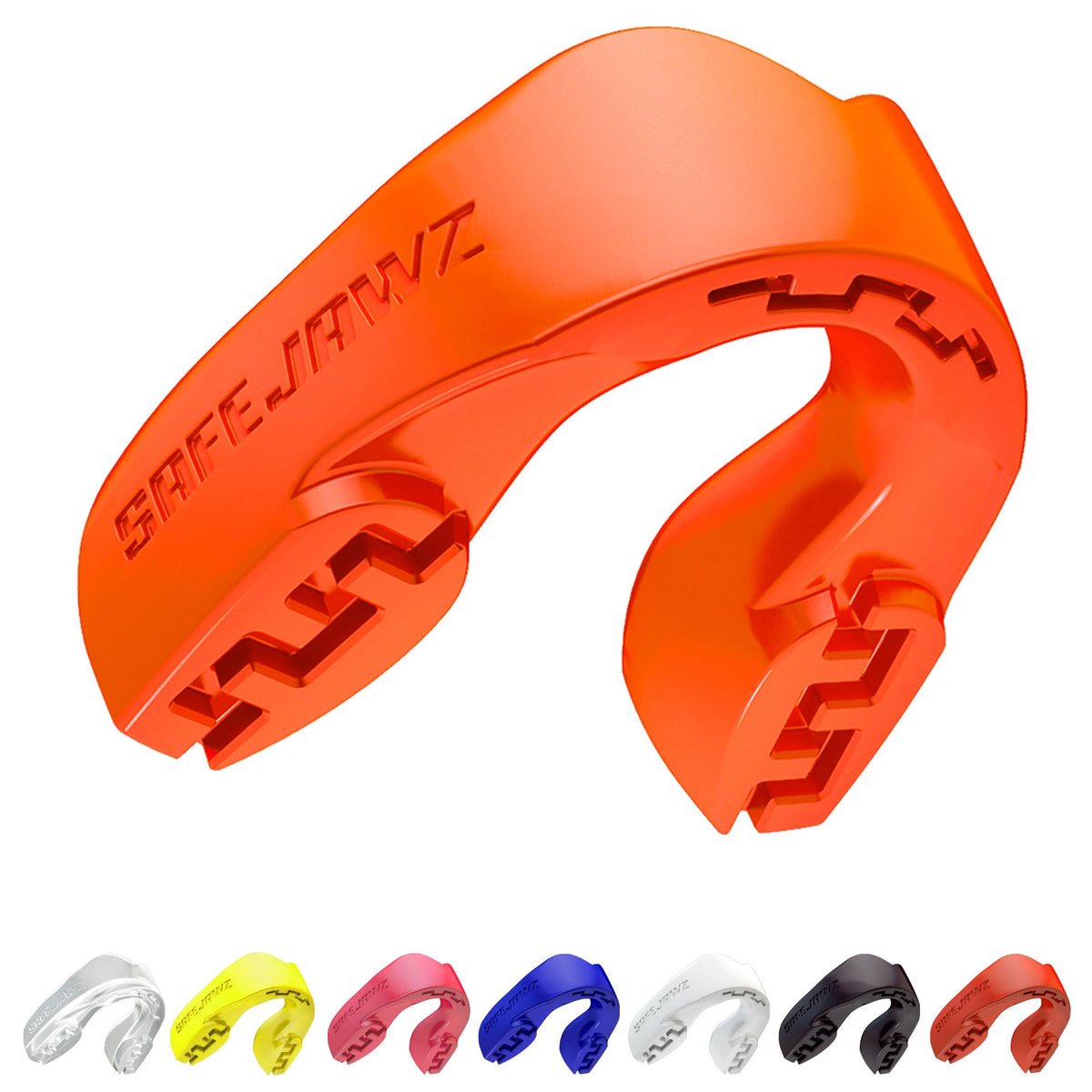 SAFEJAWZ Mouth Guard, Slim Fit Gum Shield for Adult & Junior with Case