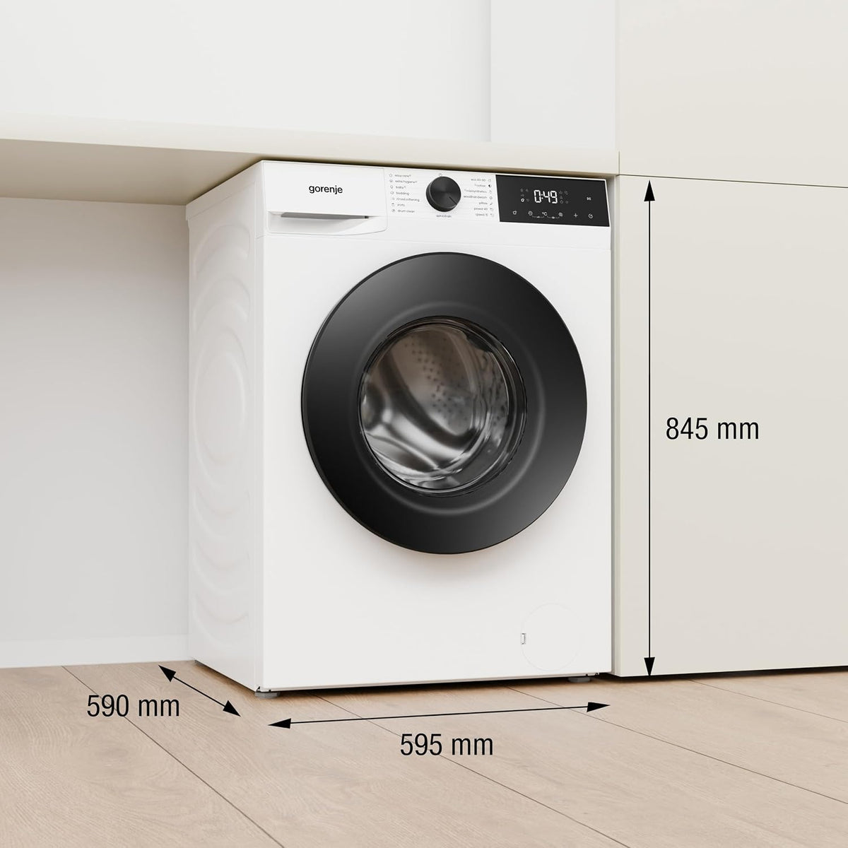 Gorenje 11 kg 1400 rpm Freestanding Washing Machine, White - WG2P114A22/UK