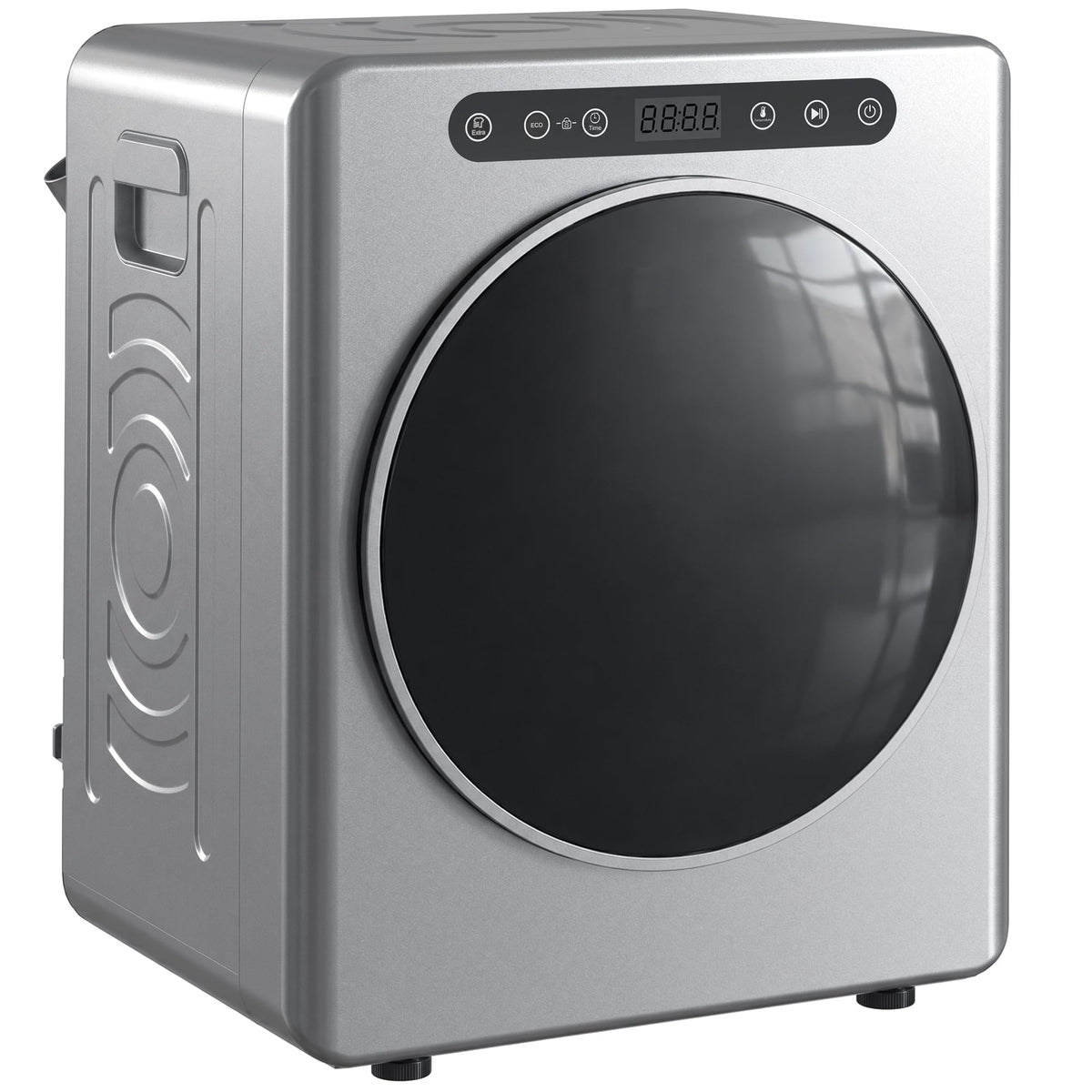 HOMCOM Vented Tumble Dryer 5kg Wet Laundry/3kg Dry Capacity 1000W Black
