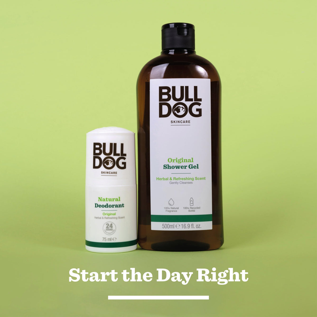 BULLDOG SKINCARE Lemon & Bergamot Shower Gel for Men, 500ml
