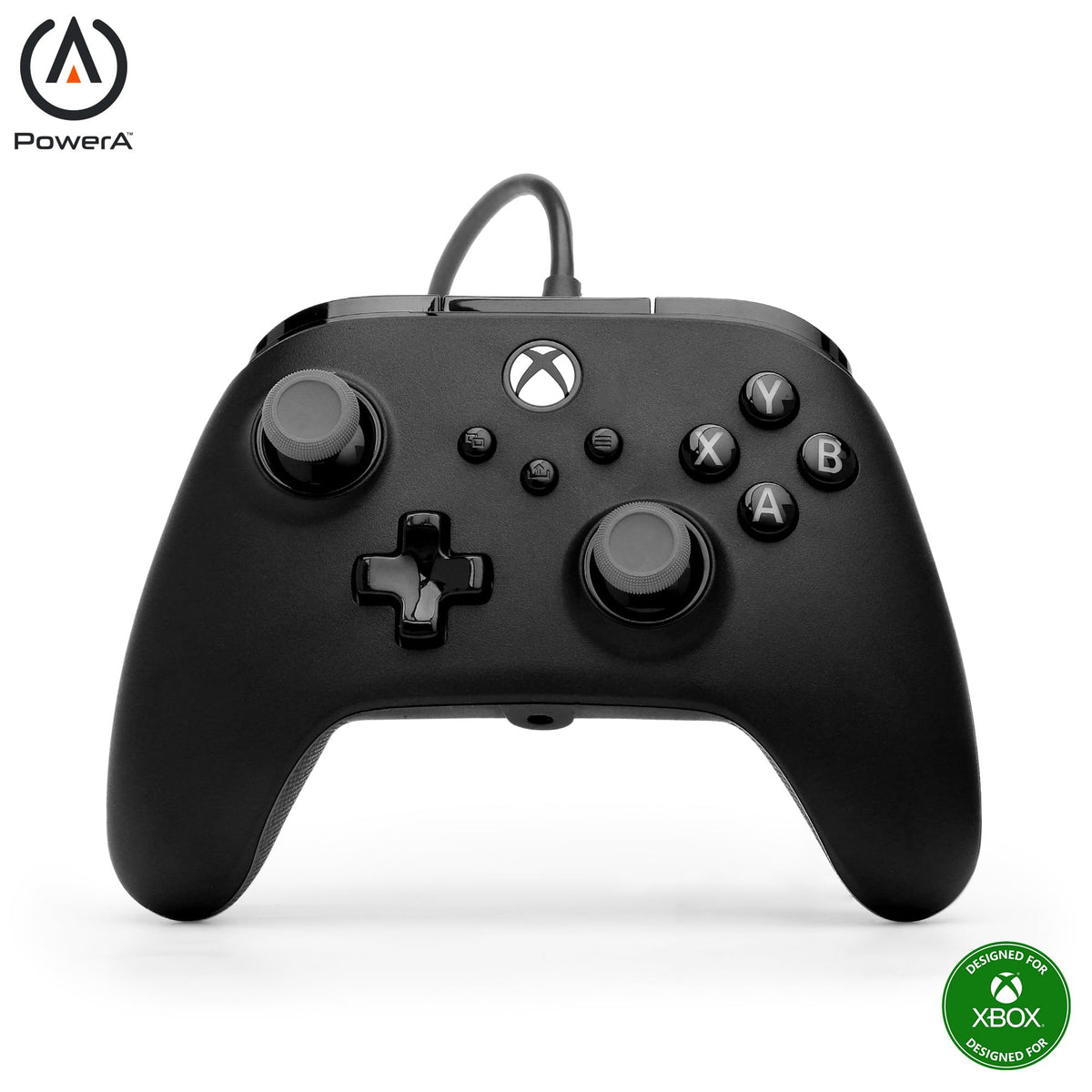 PowerA Advantage Plus Wired Controller for Xbox Series X|S - Moonlit Palms, officially licensed, adjustable height thumbsticks, hall effect, mappable buttons, works with Xbox One and Windows 10/11 PC