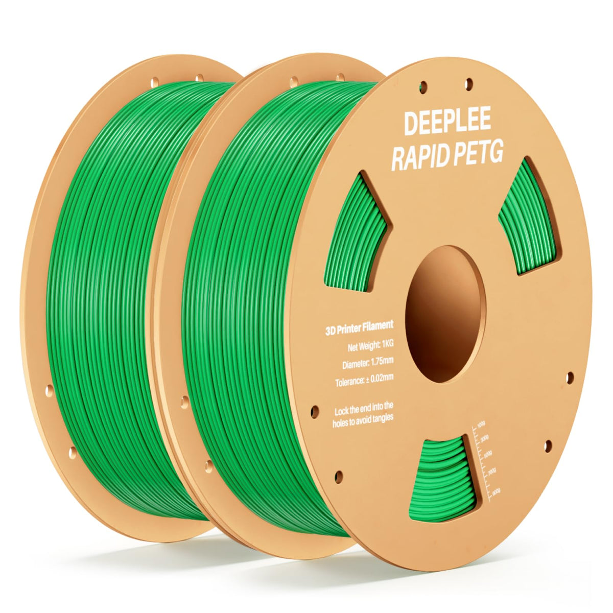 DEEPLEE Rapid PETG Filament 1.75mm Black 1KG