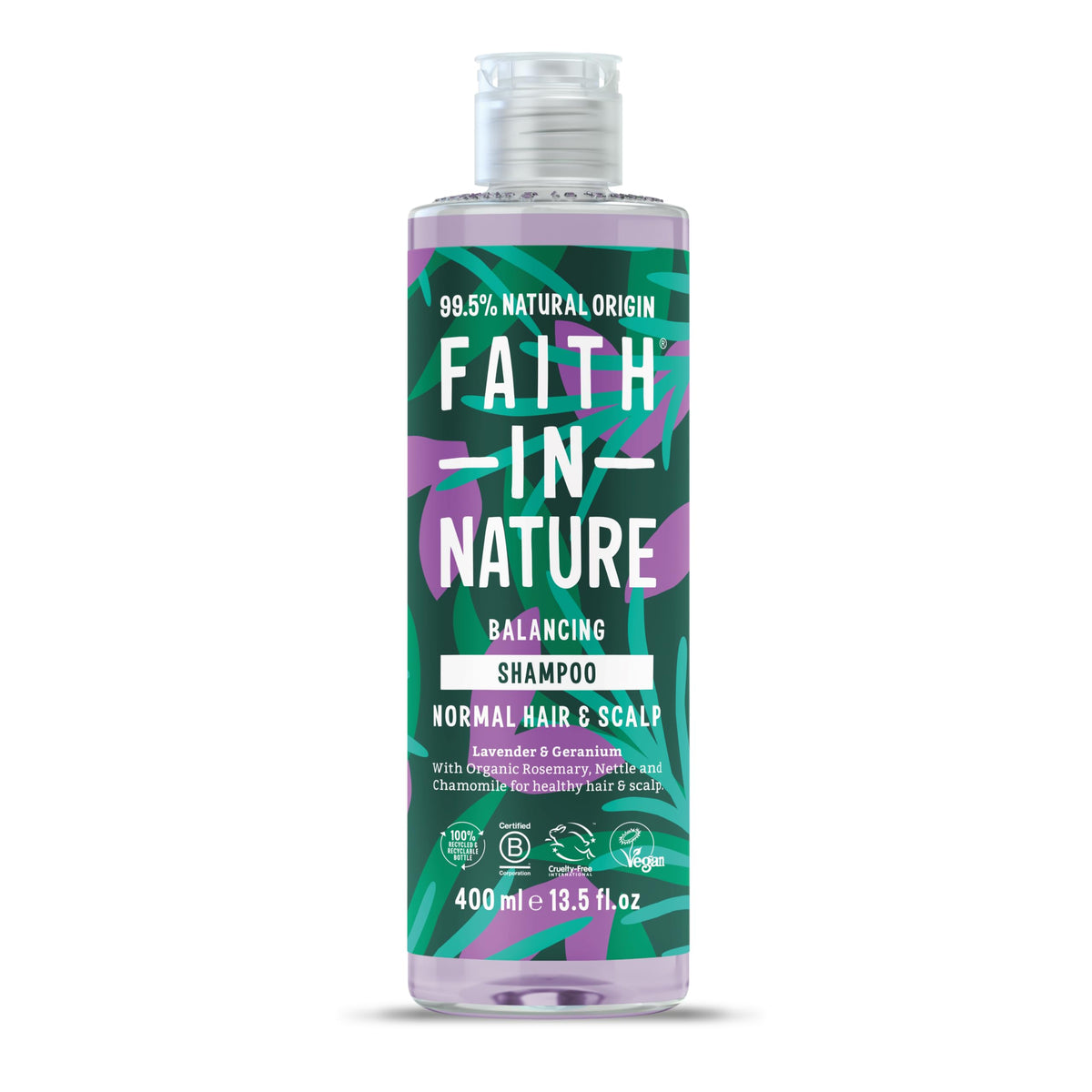 Faith In Nature Organic Coconut Shampoo, Hydrating for Dry Hair & Scalp, Vegan & Cruelty Free, No SLS, Silcones or Parabens, 400ml