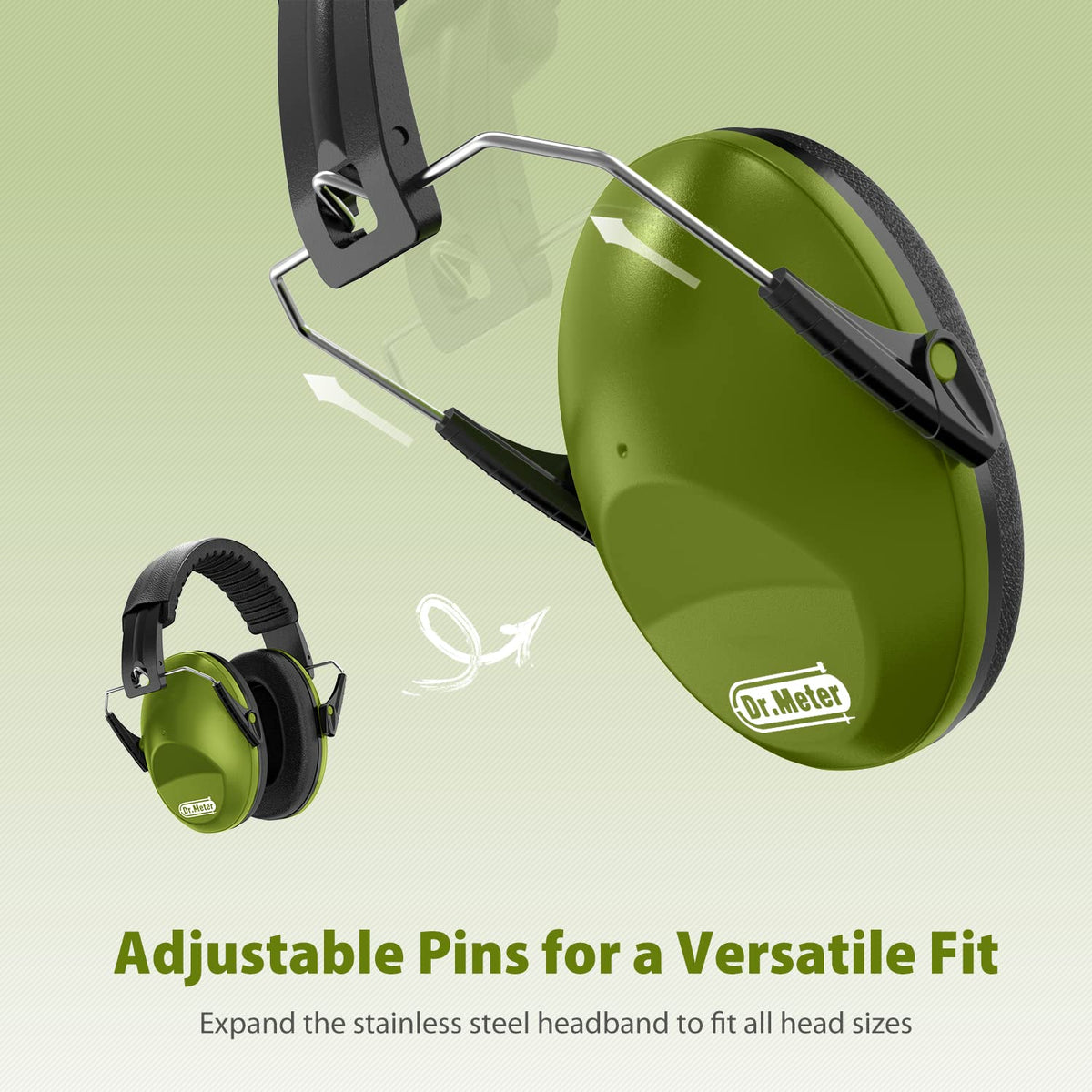 Dr.meter Ear Defenders Children SNR 27.4dB for Autism, Sensory Needs