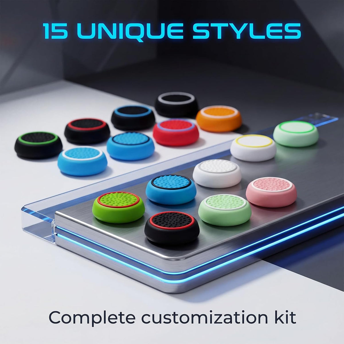 30 PcsThumb Stick Grips Caps