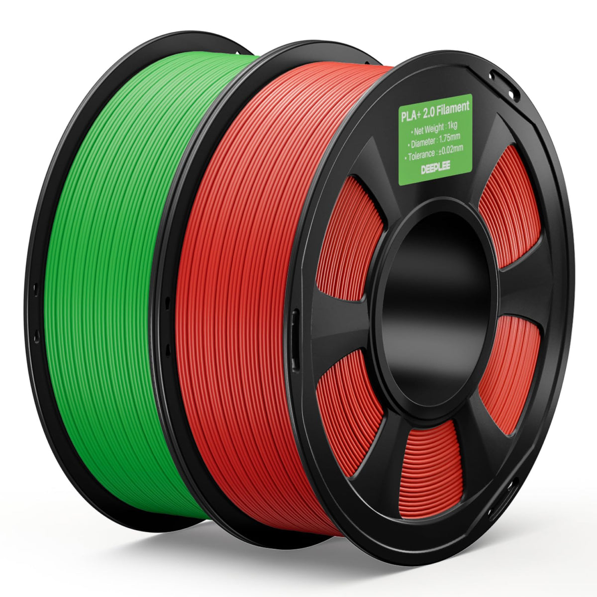 DEEPLEE PLA Plus 1.75mm Filament Beige/Brown 2KG Bundle