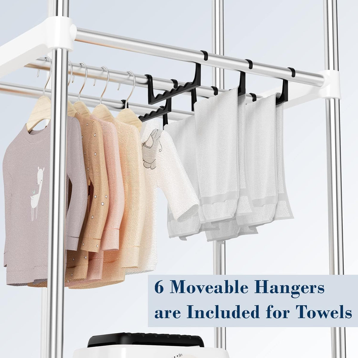 Clothes Dryer, Portable Drying Machine with Timer, 60inch Laundry Drying Wardrobe with Large Capacity, Electric Dryer/Rack for Home | Appartments (Blue IV5)