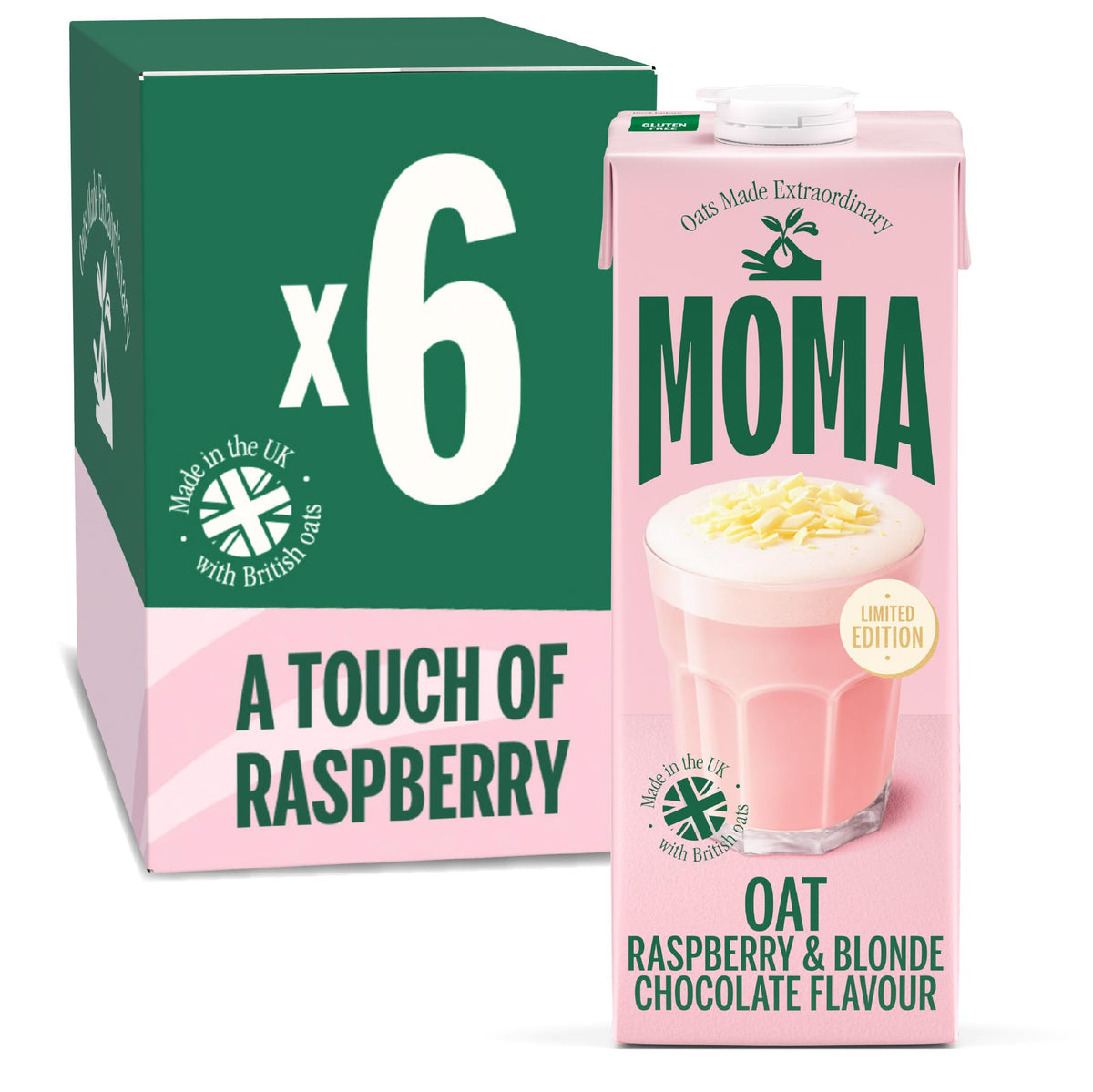 MOMA Pistachio Oat Drink • 1L • No Added Sugar • Vegan, Nut Free & GF