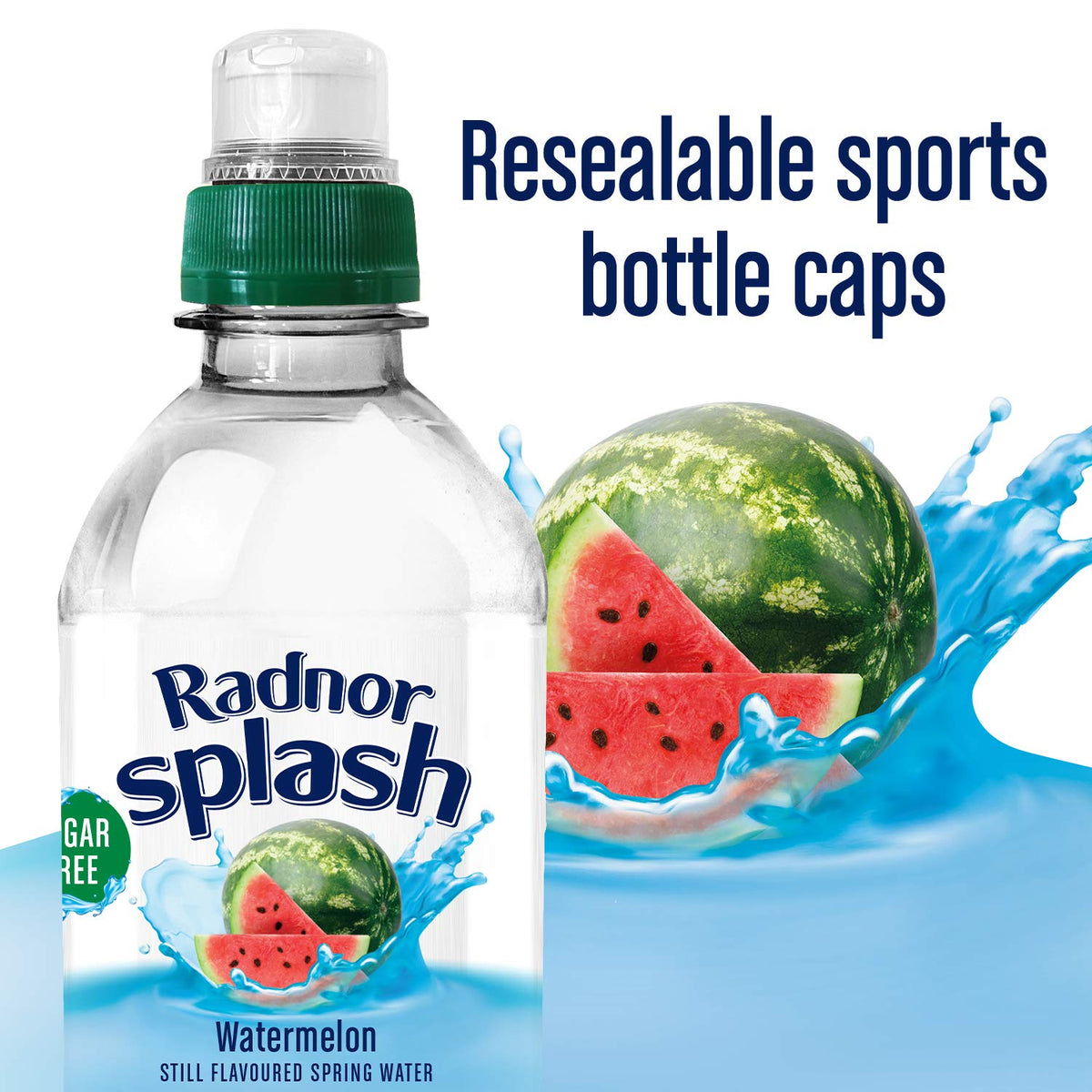 Radnor Splash Flavoured Water Sugar Free 500ml - Pack of 24 (Strawberry)