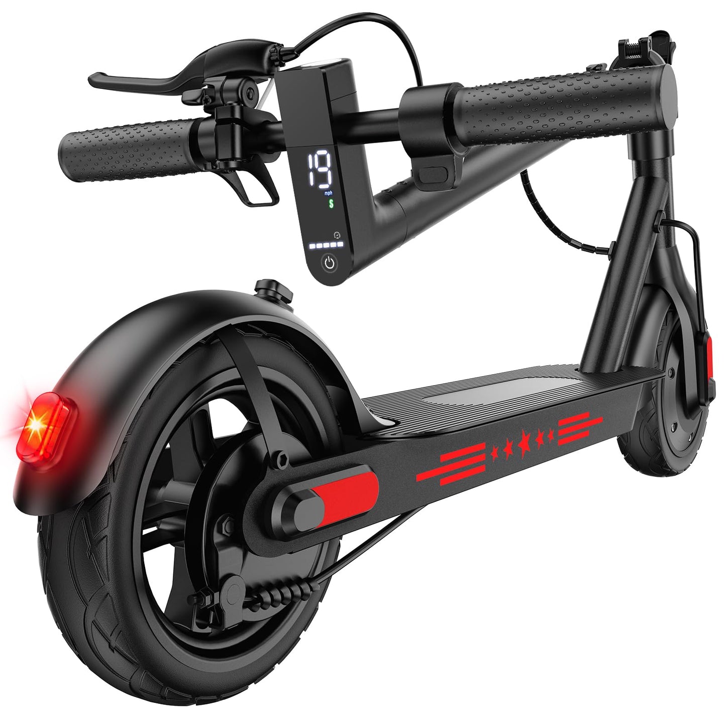 Zephyride V8 Electric Scooter — 350W, 25 km/h, 28-35 km Range, Smart App | UL-2272 Certified