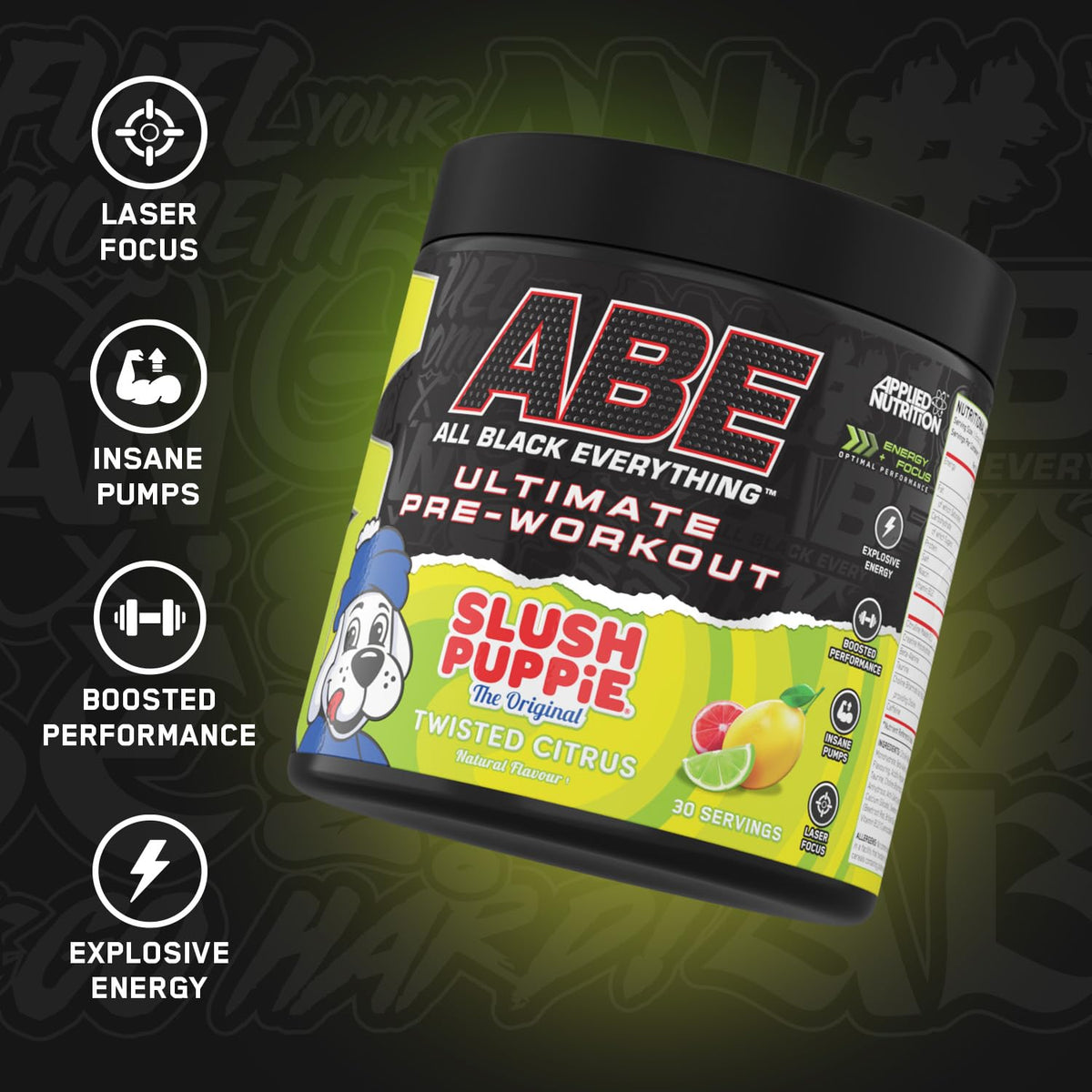 Applied Nutrition ABE Pre Workout Powder Tropical 375g