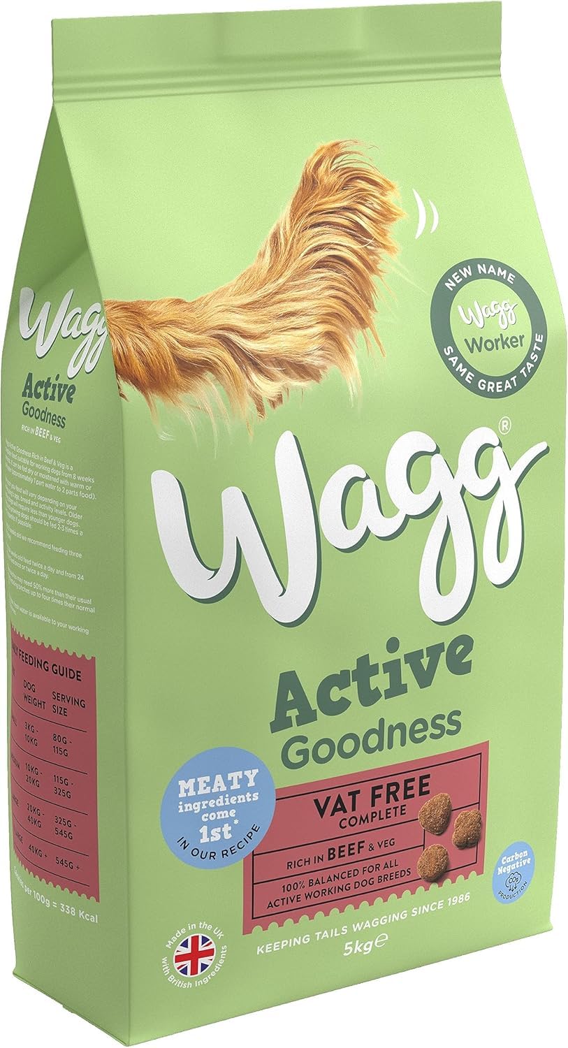 Wagg Active Goodness Complete Dry Adult Dog Food Chicken 12kg