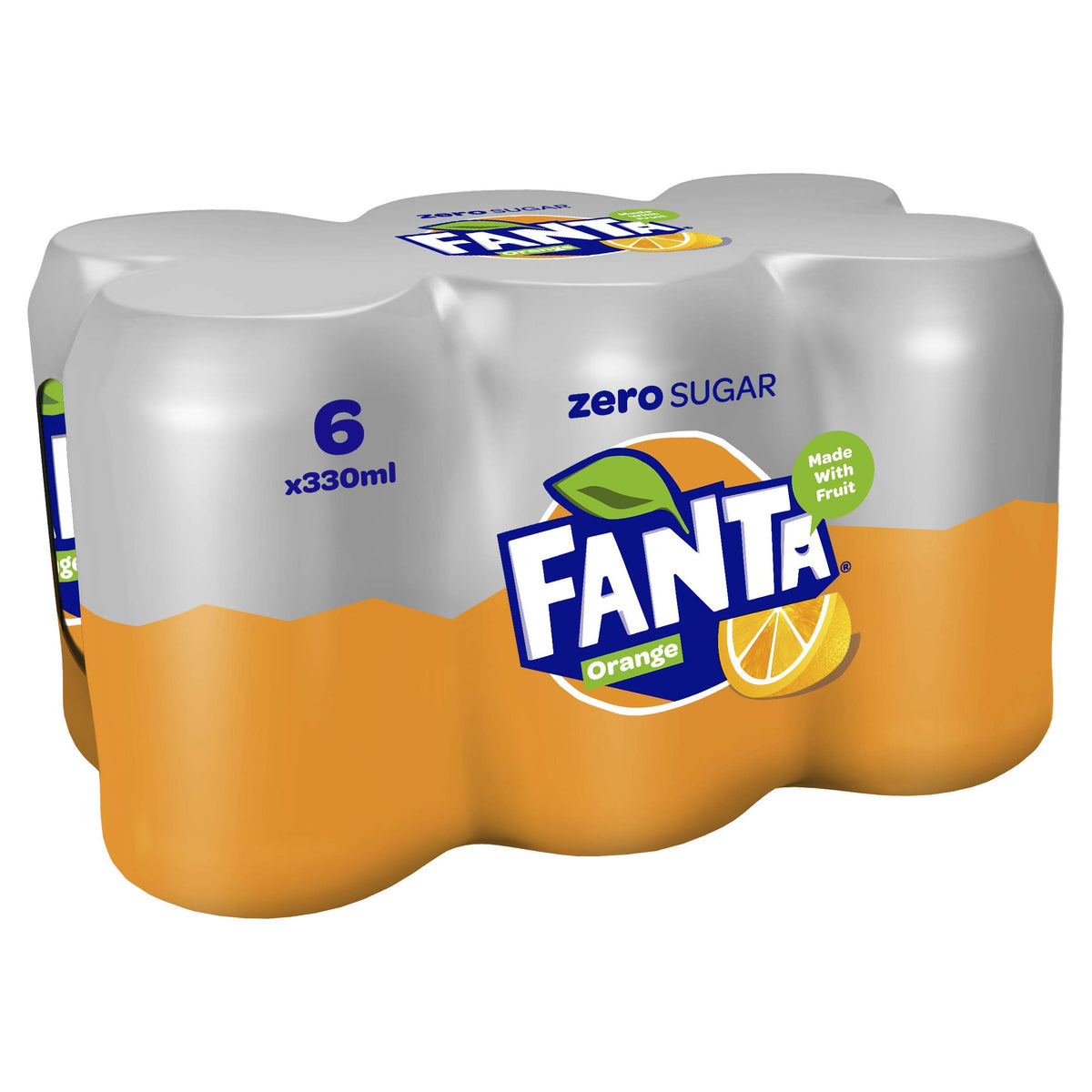 Fanta Fruit Twist Soft Drink Cans, 8 x 330 mL