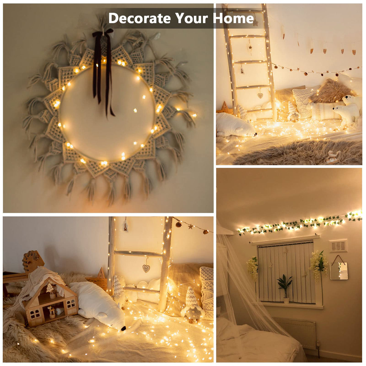 Dalugo Orange Fairy Lights, 3M/10ft Amber Fairy Lights, 30 LED Halloween Battery Lights for Autumn Halloween Christmas Decorations, Fireplace, Home Decor