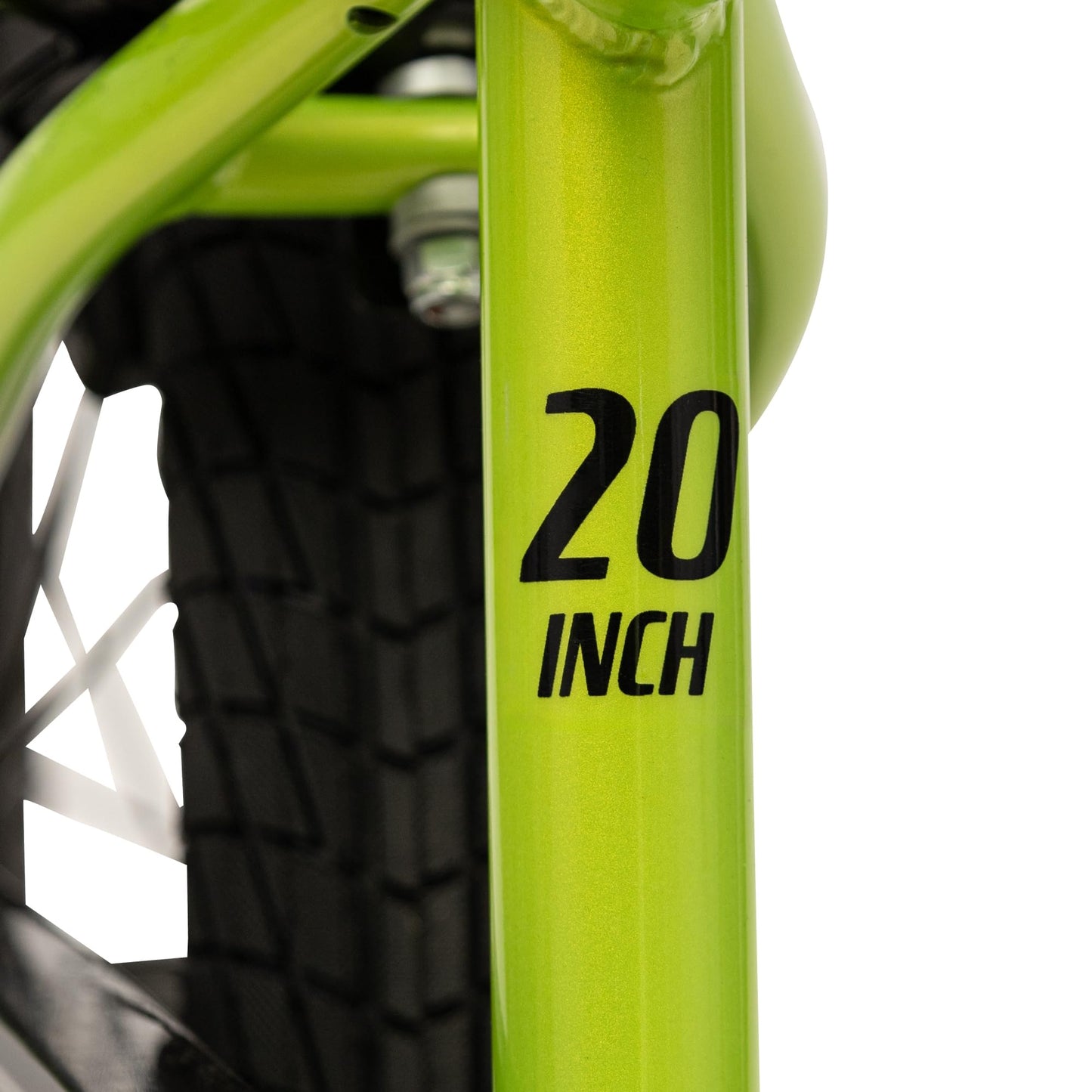 Huffy Pro Thunder Kids Bike 16" with Stabilisers, Bell & Handlebar Pad — Green
