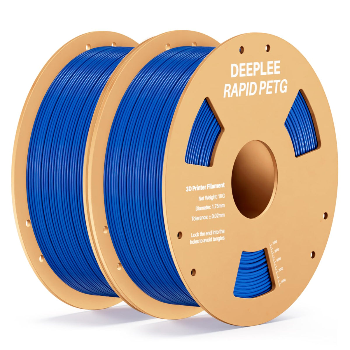 DEEPLEE Rapid PETG Filament 1.75mm Black 1KG