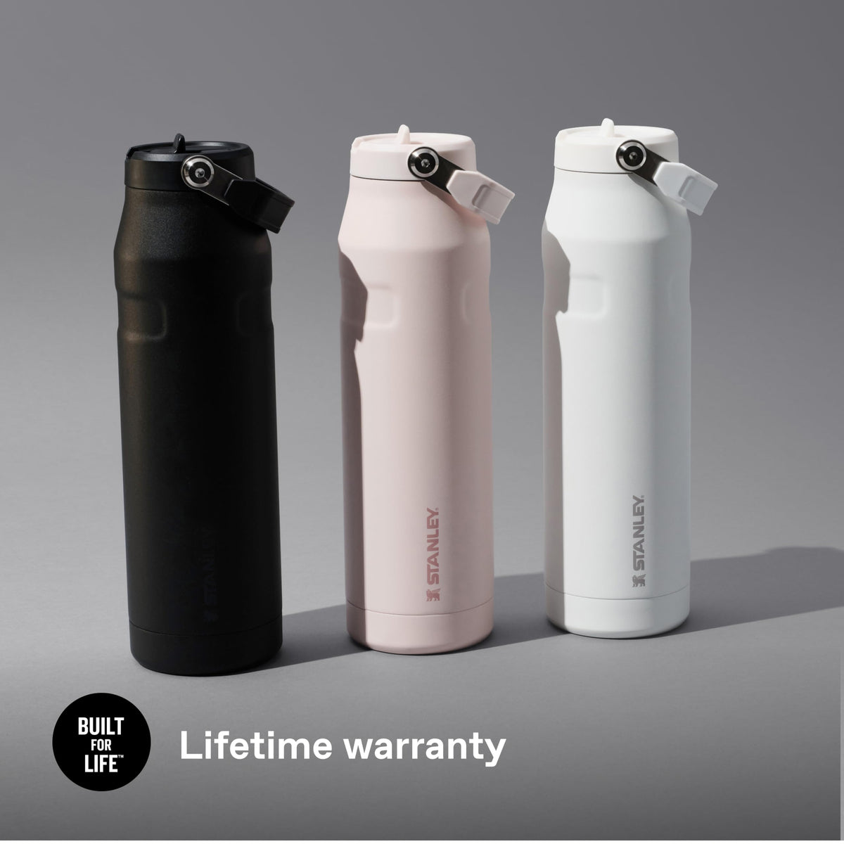 Stanley 1913 Flip Straw Sports Water Bottle 0.7L - Rose Quartz