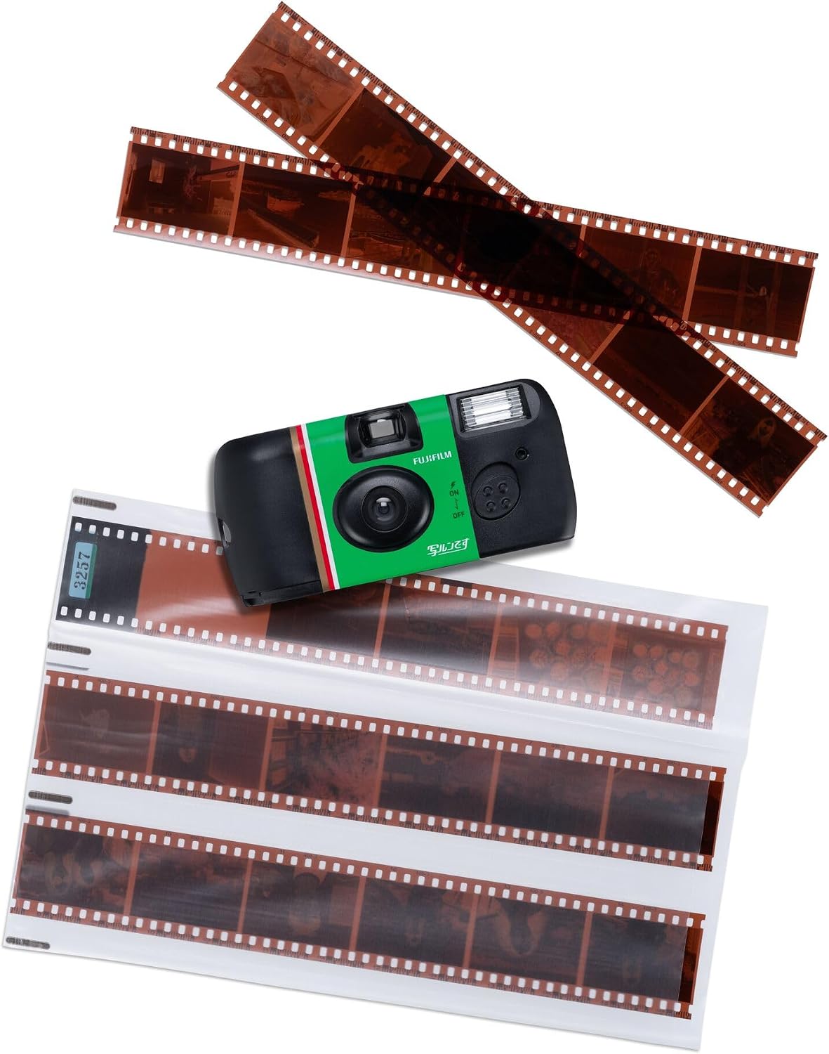 Fujifilm Quicksnap 27 exposure, FUJICOLOR 400 ISO speed film camera, with Built-in flash