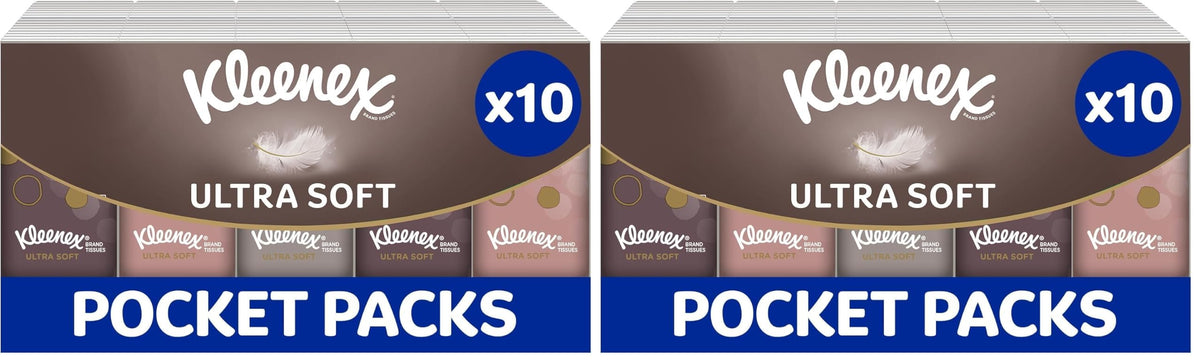 Kleenex Balsam Travel Tissues - Multipack 8 Tissue Packs