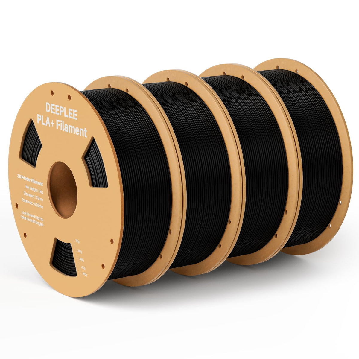 DEEPLEE PLA Plus 1.75mm Filament White 1kg