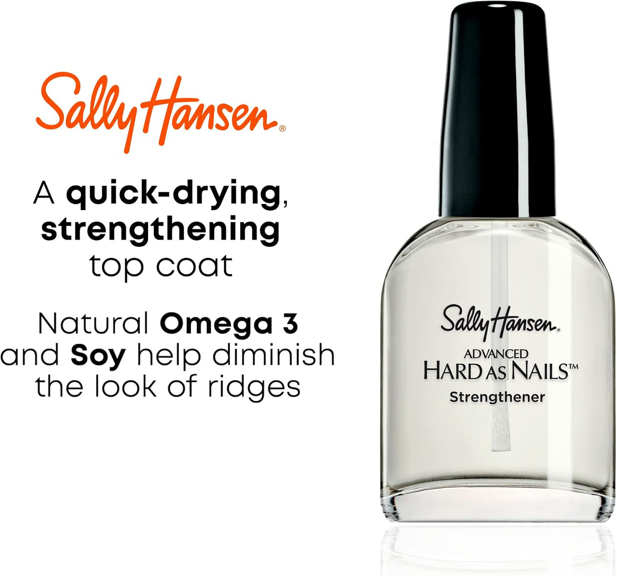 Sally Hansen Advanced Hard as Nails Strengthener, 13.3ml (Pack of 1)