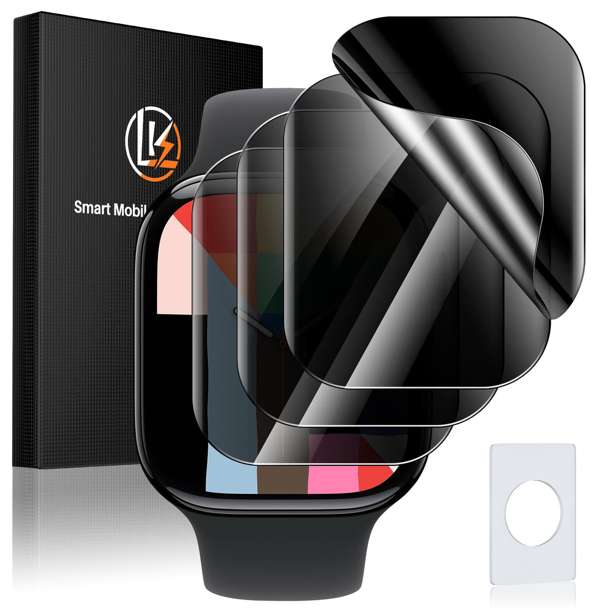 LK 6 Pack for Apple Watch Series 12/11/10 42mm Screen Protector