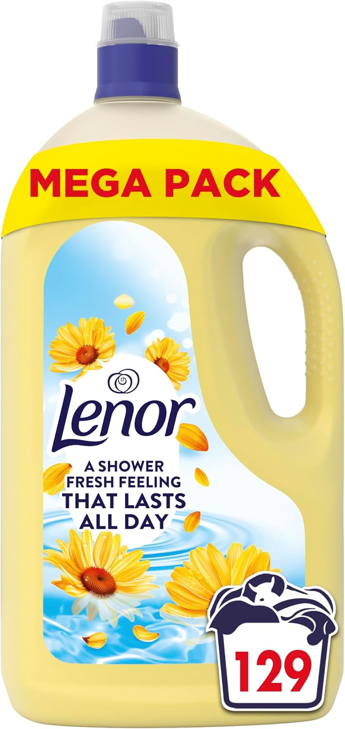 Lenor Fabric Conditioner, Summer Breeze, 129 Washes Pack of 1 (3.99 l)
