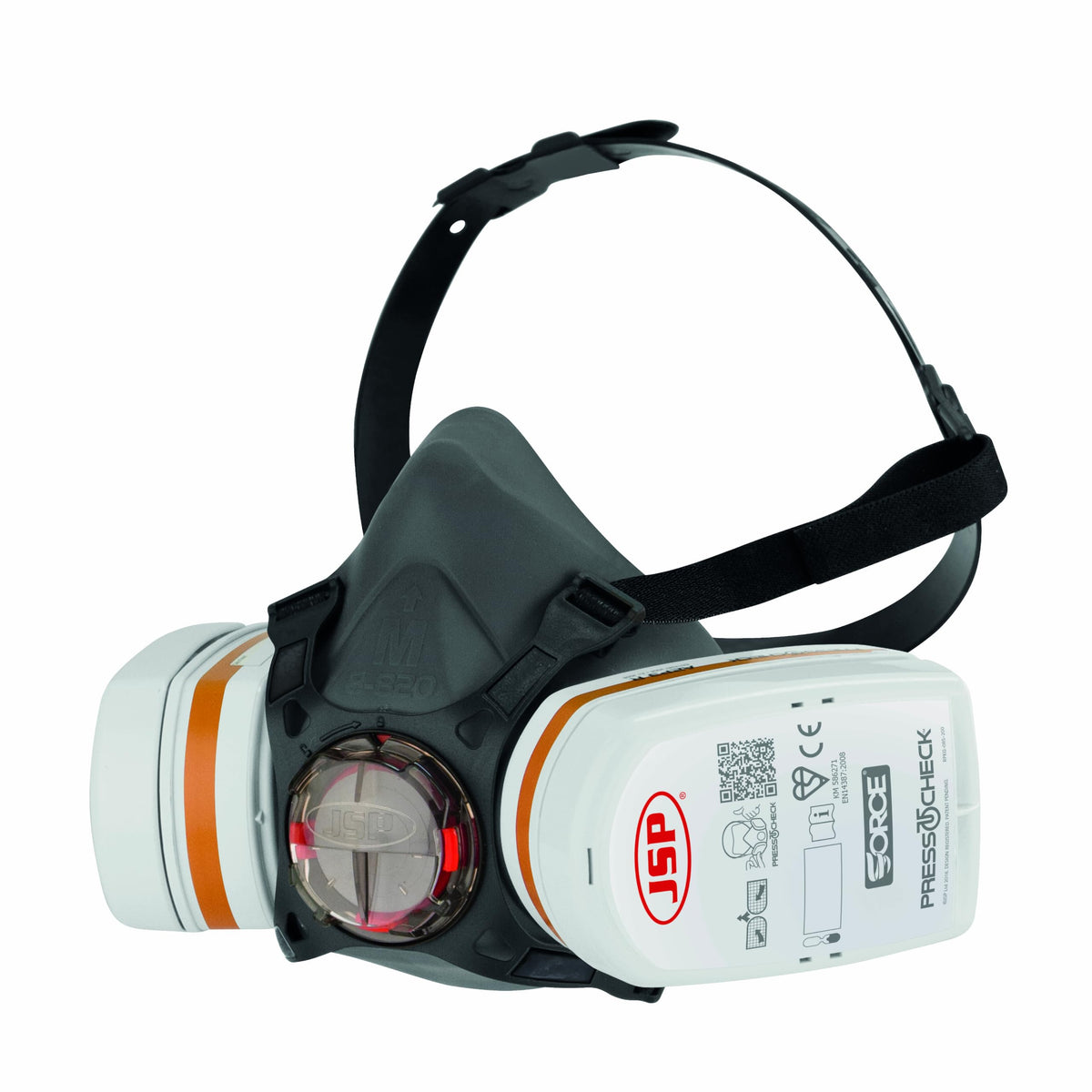 JSP FORCE 8 Half Mask Reusable Respirator with PressToCheck P3 Filters