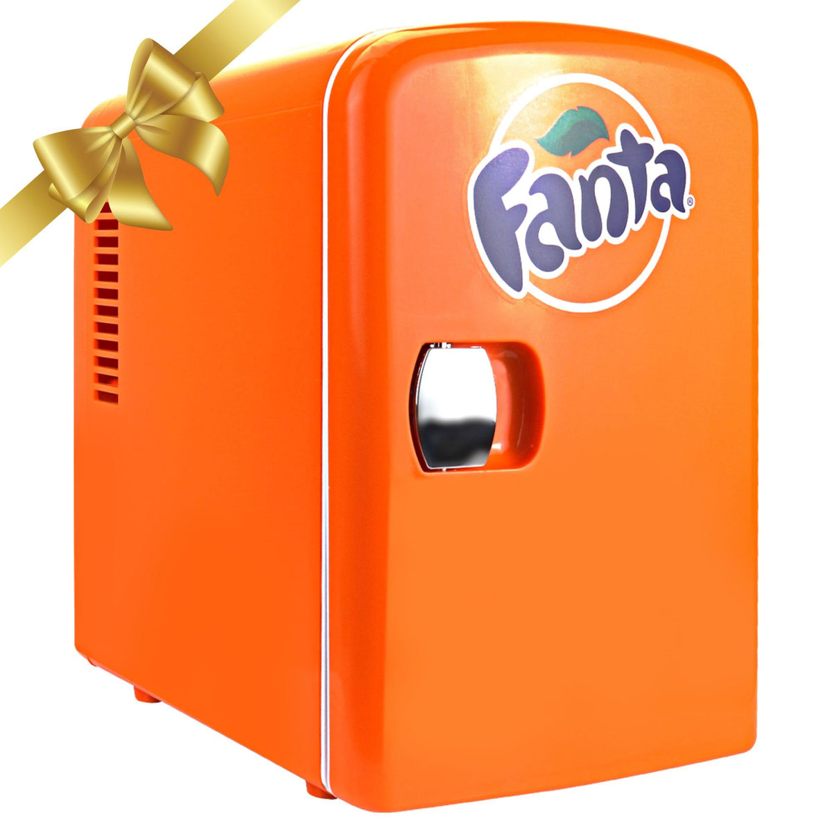 Coca Cola Polar Mini Fridge - Refrigerator for Bedroom Skincare Office, Portable Table Top Beverage Cooler, 12V DC/220V AC Refrigerador For Drinks, Soda, Wine, Use In Car, Dorm, Patio, 6 Can
