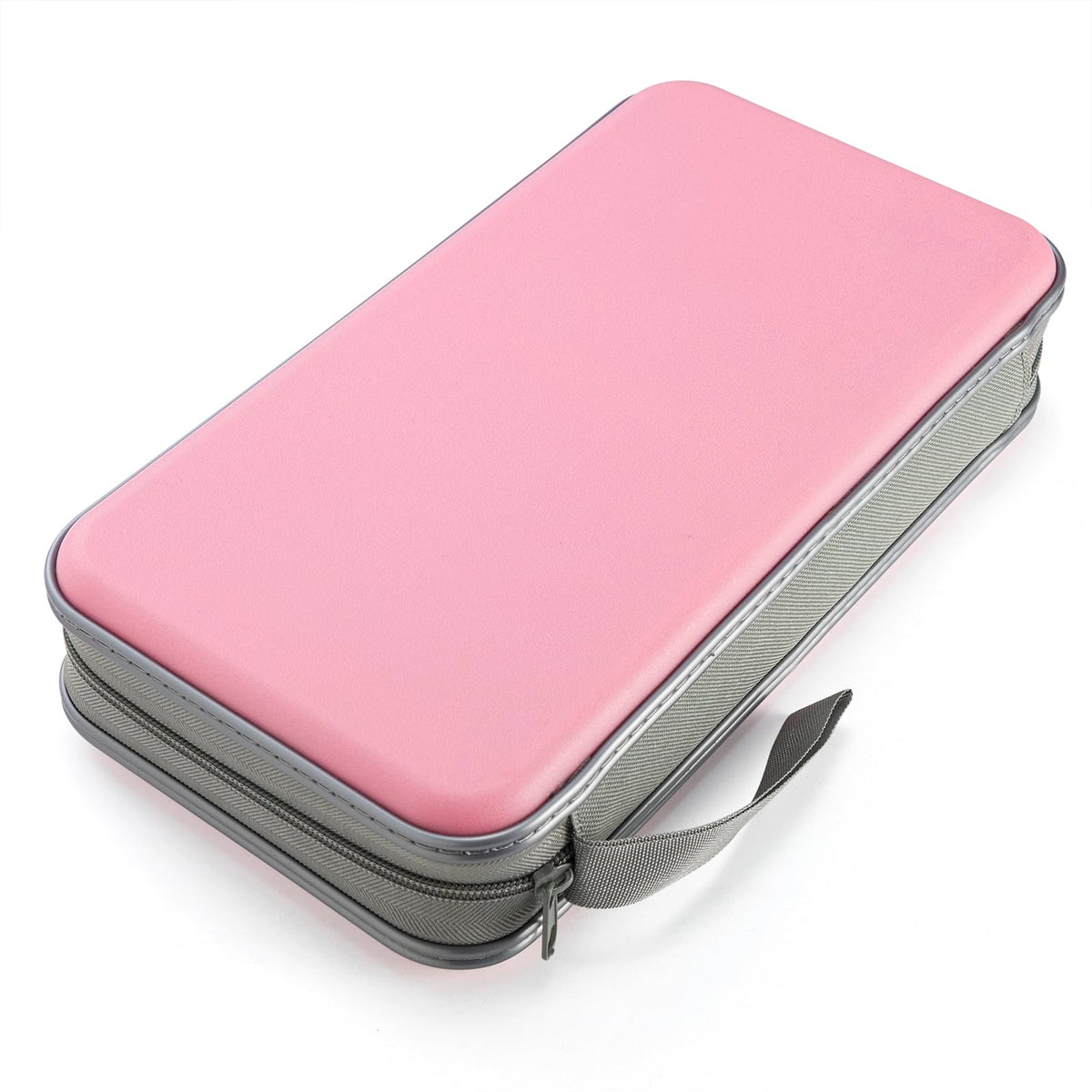 LIOVODE DVD Case, 96 Capacity CD Case Holder Organizer Disc Wallet for Car