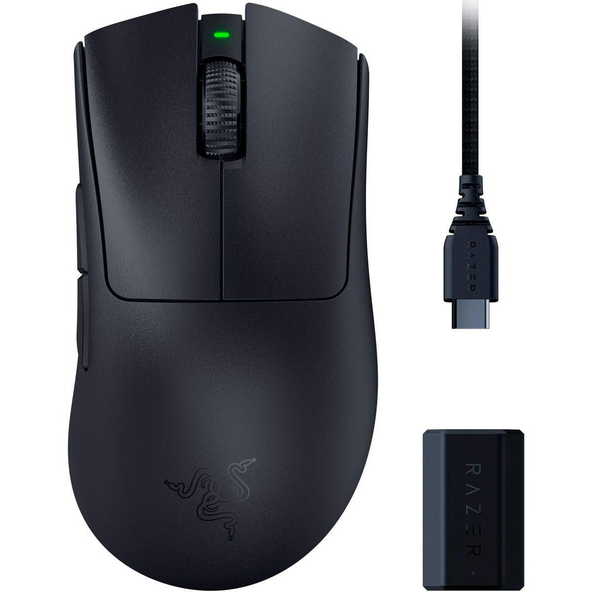 Razer DeathAdder Essential (2021) - Wired Gaming Mouse (Optical Sensor, 6400 DPI, 5 Programmable Buttons, Ergonomic Form Factor) White