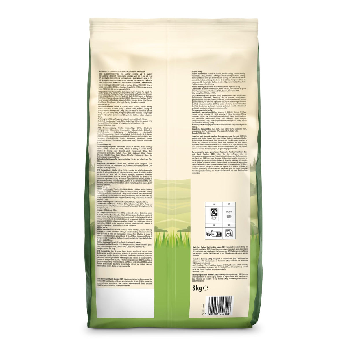 by Amazon Dry Cat Food for Adult Cats, Grainfree Recipe with Fresh Salmon, 1 Pack of 3kg (Previously a Lifelong brand, same product)