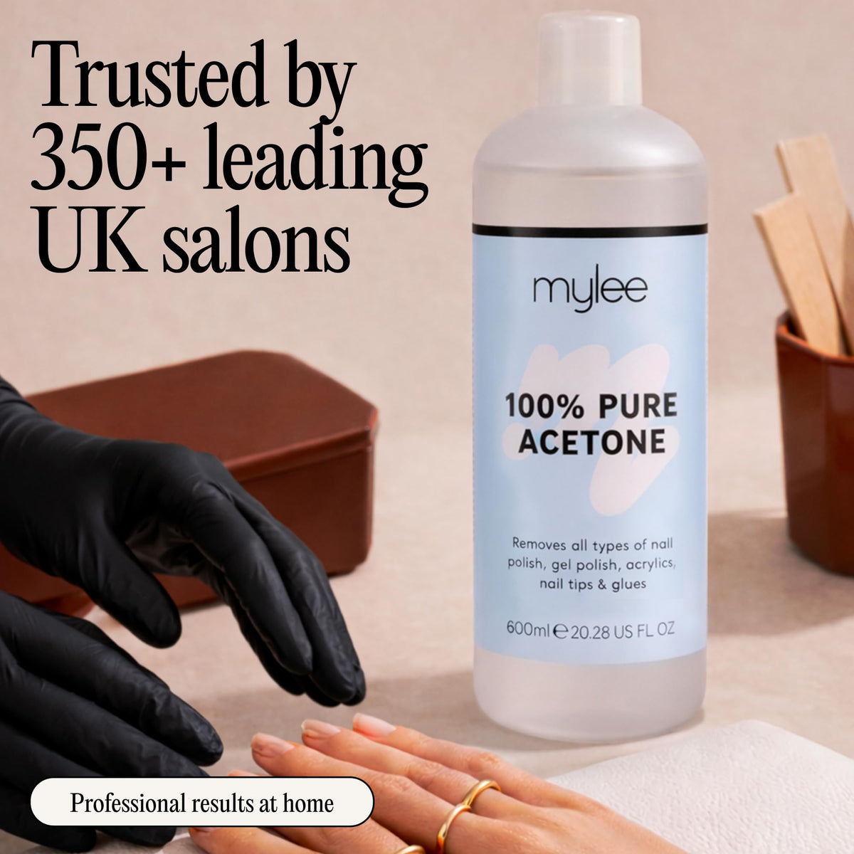 Mylee 100% Pure Acetone (300ml) - Gel Nail Polish Remover
