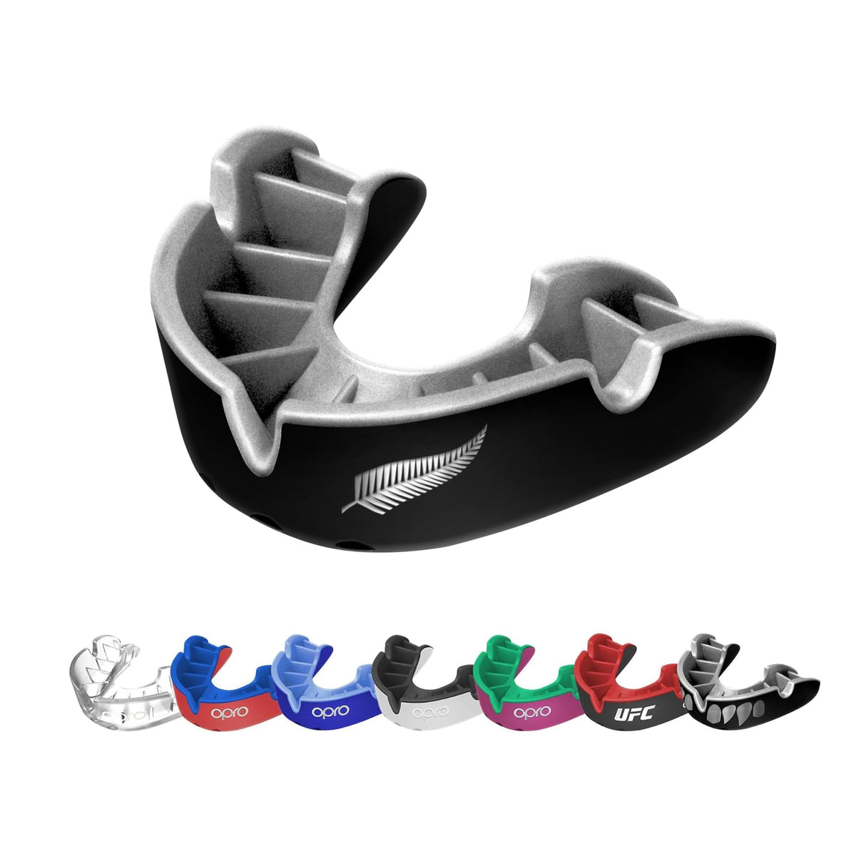 OPRO Silver Level Mouthguard Essential Fit – Gum Shield Adult and Kids – OPRO Mouth Guard Boxing and MMA, Easy Self-Fit Gum Shield Rugby and Hockey – Superior Protection with Dental Warranty