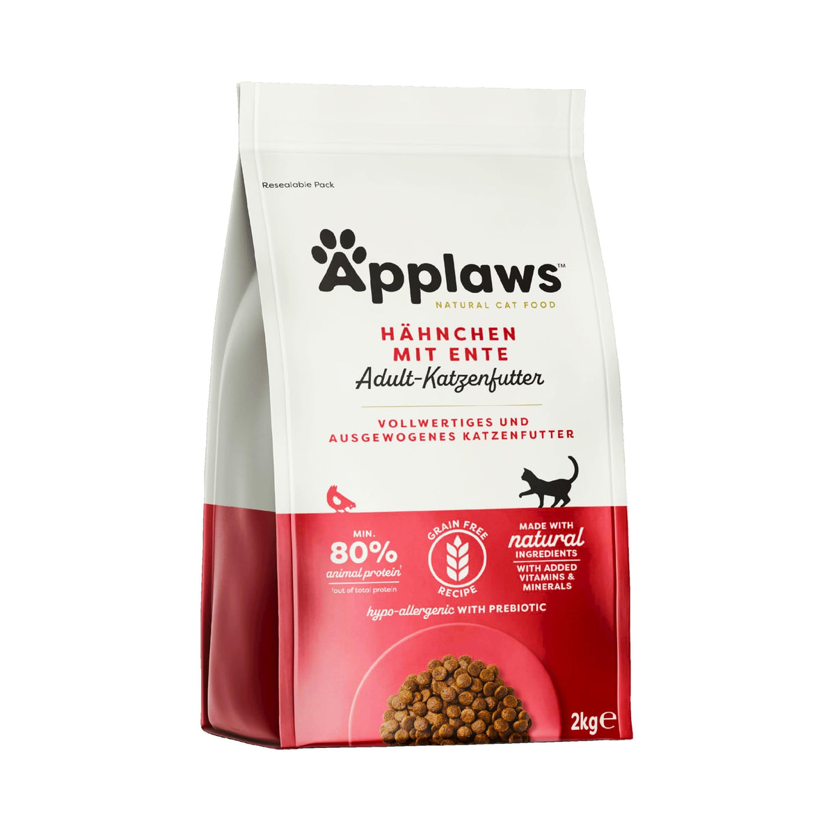 Applaws Complete and Grain Free Dry Kitten Food, Kitten Chicken for all Cats, 2 kg Bag (Pack of 3)