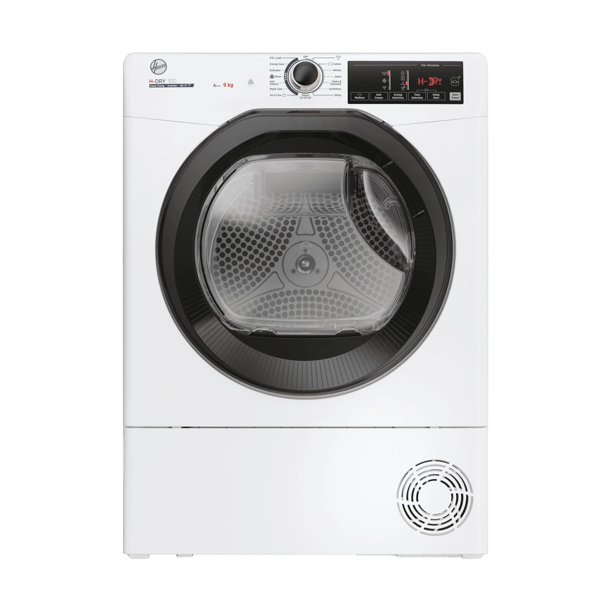 Hoover H-DRY 350 Condenser Tumble Dryer, 9kg, White, B Class