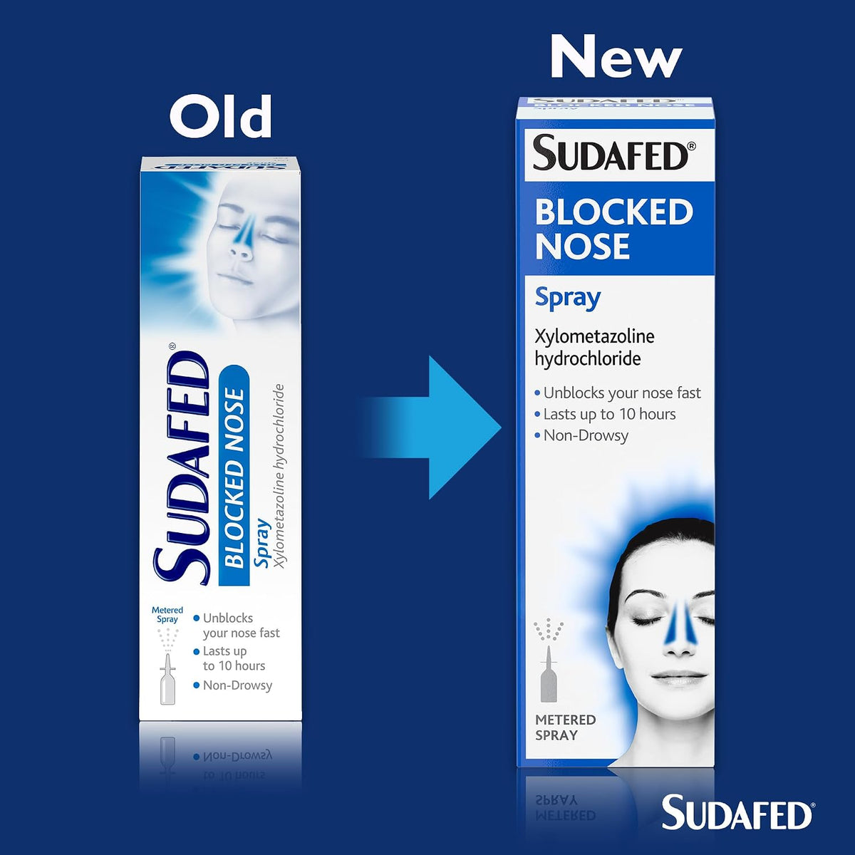 Sudafed Blocked Nose Spray (1 x 15ml), Relief from Congestion Caused by Cold and Allergies, Nasal Spray Provides Congestion Relief, Lasts Up to 10 Hours and Gets to Work in 2 Minutes