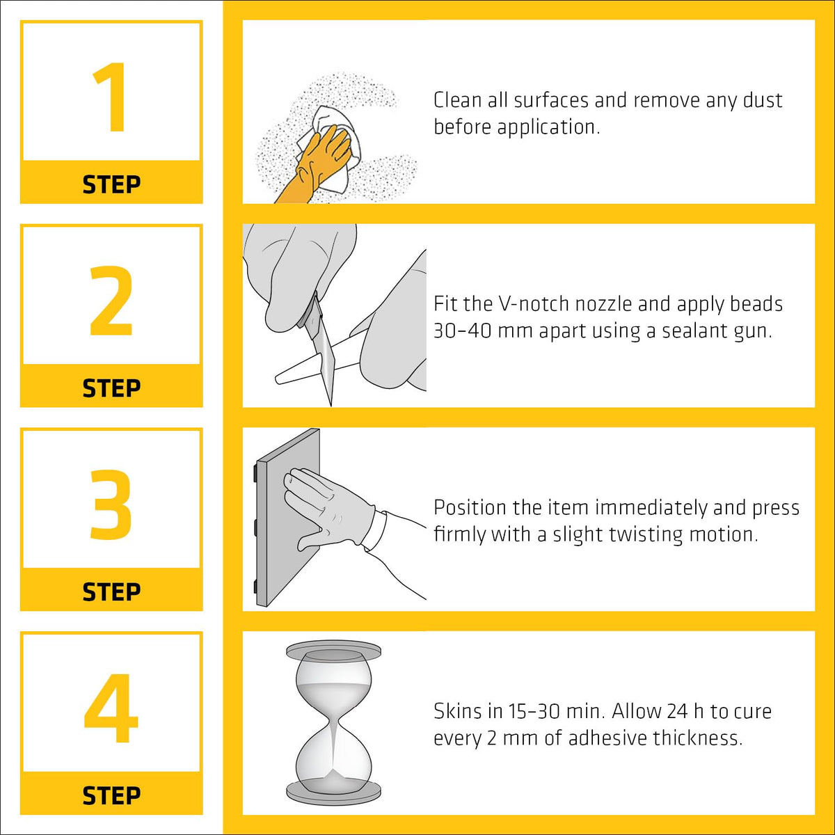 Sika Stixall Extreme Power Sealant And Adhesive, Crystal Clear, 290ml