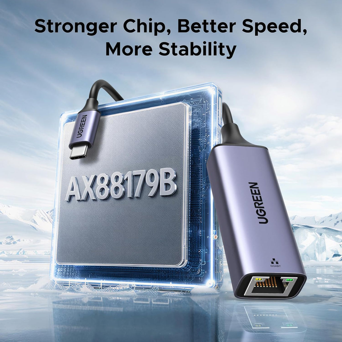 UGREEN USB C to Ethernet Adapter, Gigabit Wired Network Adapter