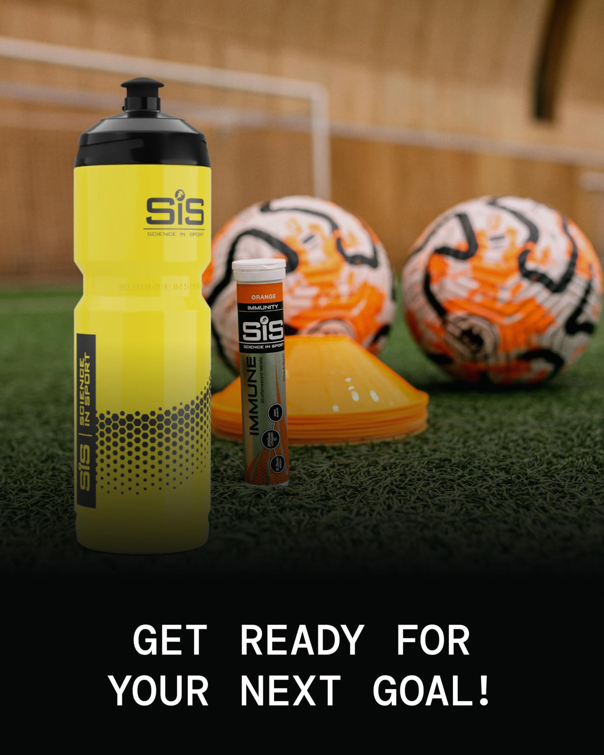 Science in Sport Sports Bottle, Yellow, 800ml