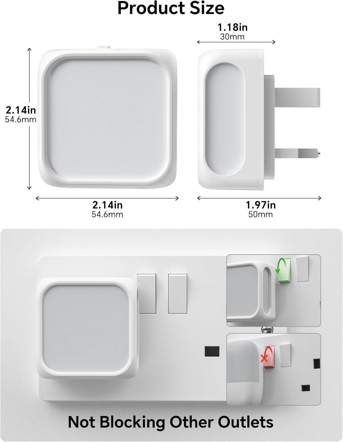 PURSNIC Night Light Plug in Wall, Dusk to Dawn, 3000K Warm White, 4 Pack