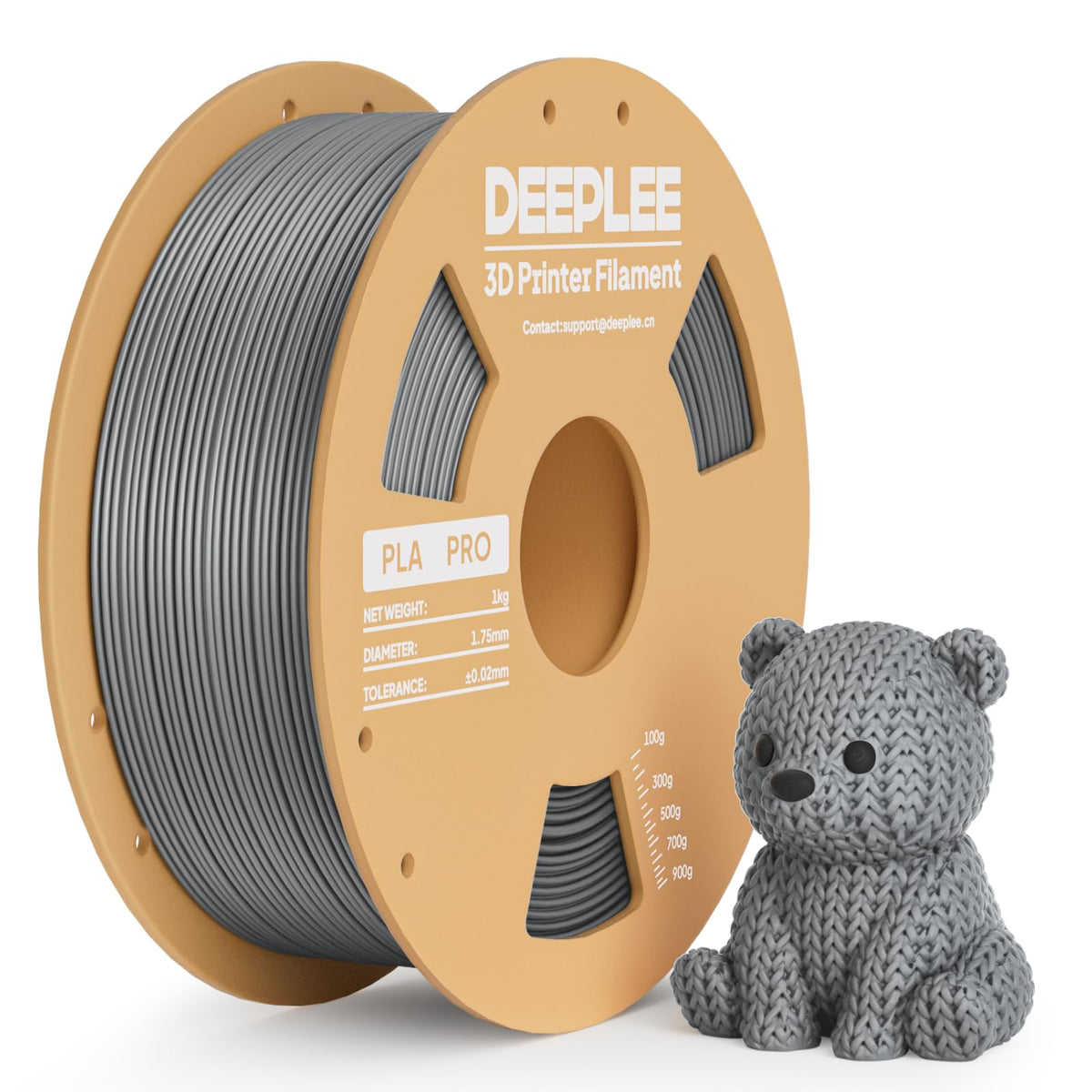 DEEPLEE PLA Filament 1.75mm PLA Pro White*1