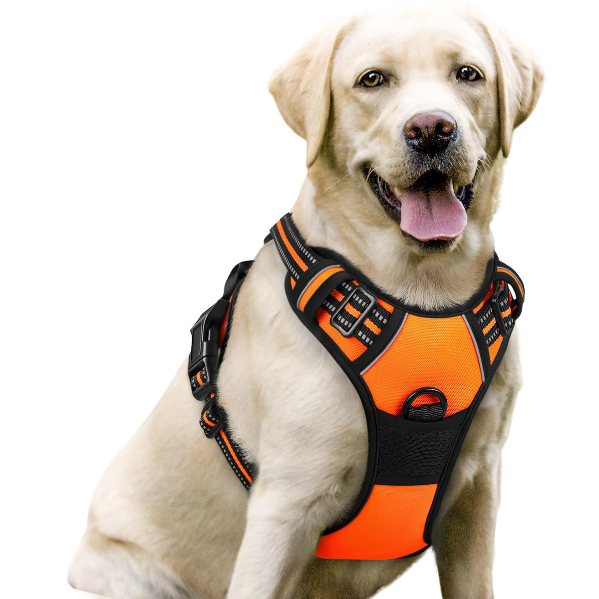 rabbitgoo Dog Harness Large Dog, No Pull Vest with Front Clip & Handle