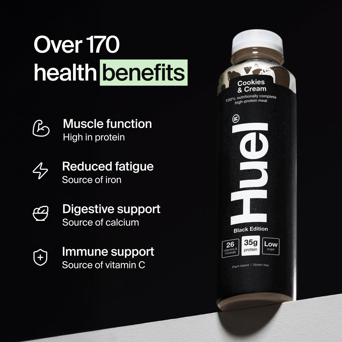 Huel Black Edition RTD | 12x500ml 35g Protein | Chocolate
